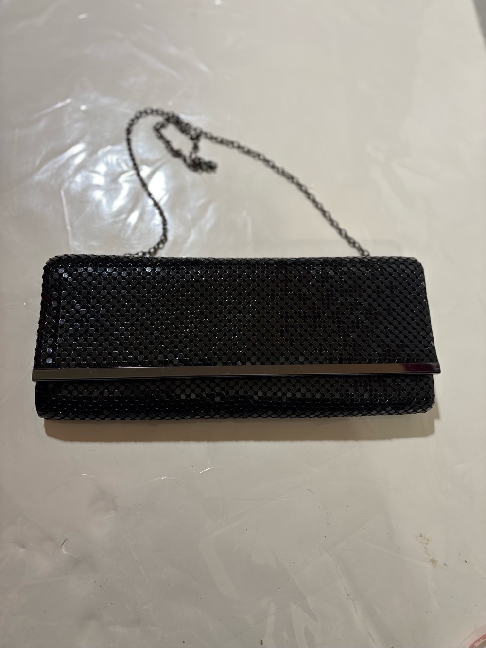 Browns chainmail Elegant Black Clutch Bag